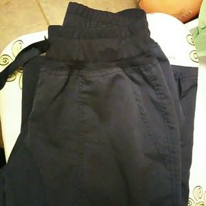 Navy blue scrub pants
